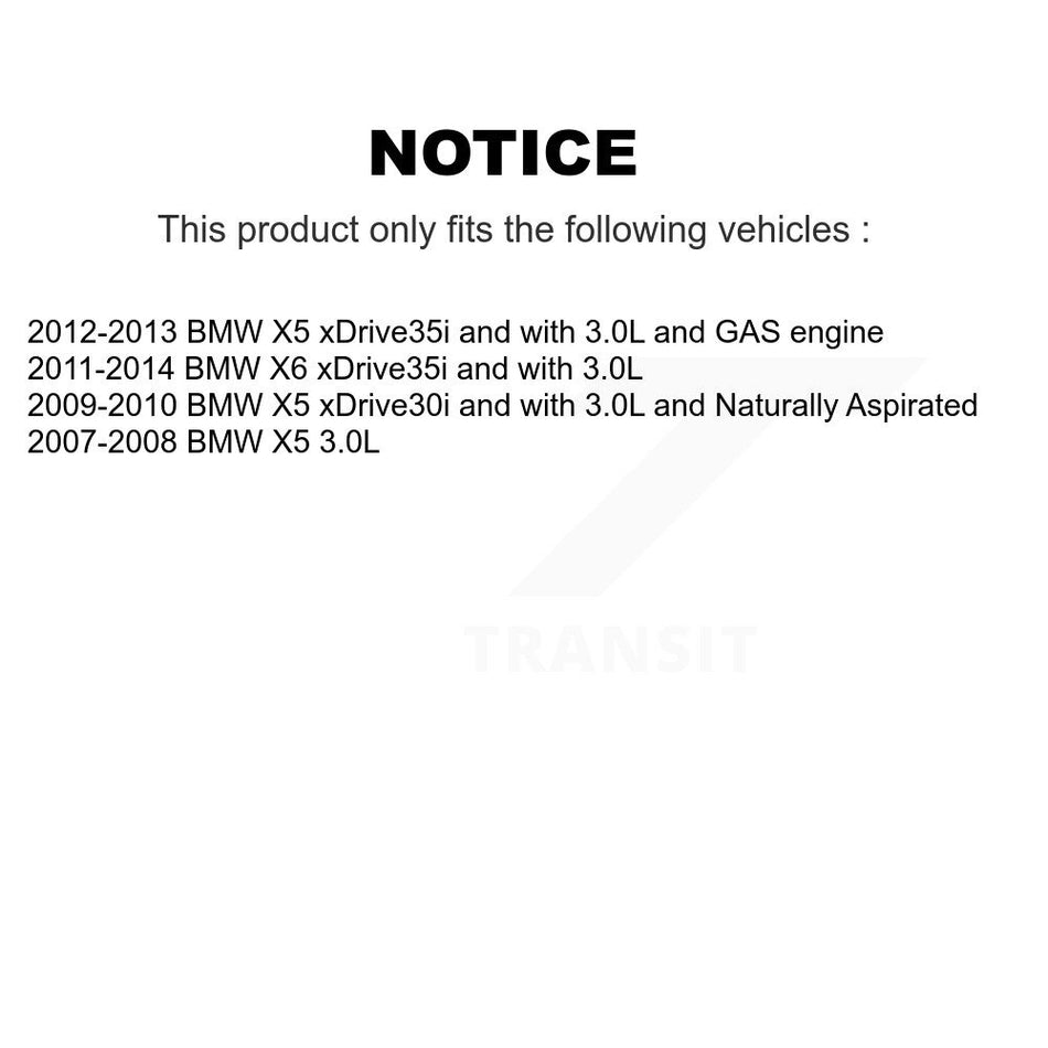 Front Disc Brake Caliper Coated Rotors And Semi-Metallic Pads Kit For BMW X5 X6 KCG-100550P