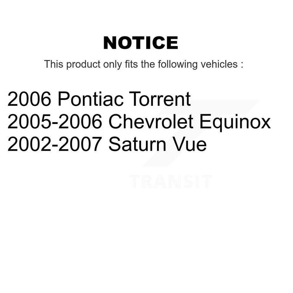 Front Rear Ceramic Brake Pads And Drum Shoes Kit For Saturn Vue Chevrolet Equinox Pontiac Torrent KCN-100358