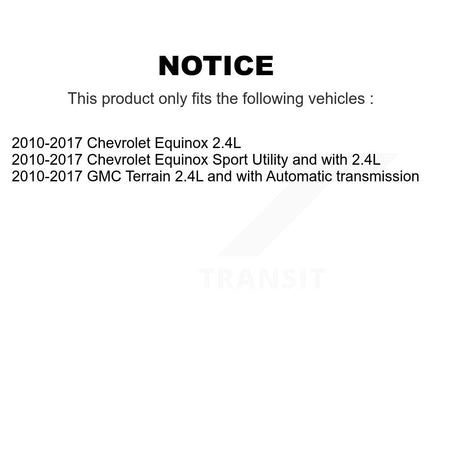 Front CV Axle Drive Shaft Complete Assembly Kit For Chevrolet Equinox GMC Terrain KCV-100013