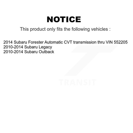 Front CV Axle Drive Shaft Complete Assembly Kit For Subaru Outback Forester Legacy KCV-100026