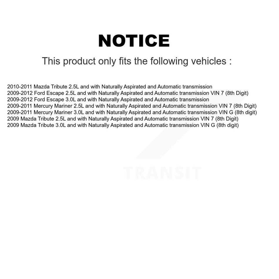 Front CV Axle Drive Shaft Assembly Kit For Ford Escape Mazda Tribute Mercury Mariner KCV-100129