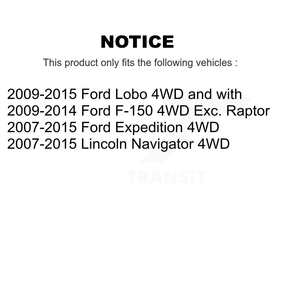 Front CV Axle Drive Shaft Assembly Kit For Ford F-150 Expedition Lincoln Navigator Lobo KCV-100150