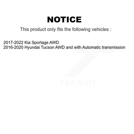 Rear CV Axle Drive Shaft Complete Assembly Kit For Hyundai Tucson Kia Sportage KCV-100169