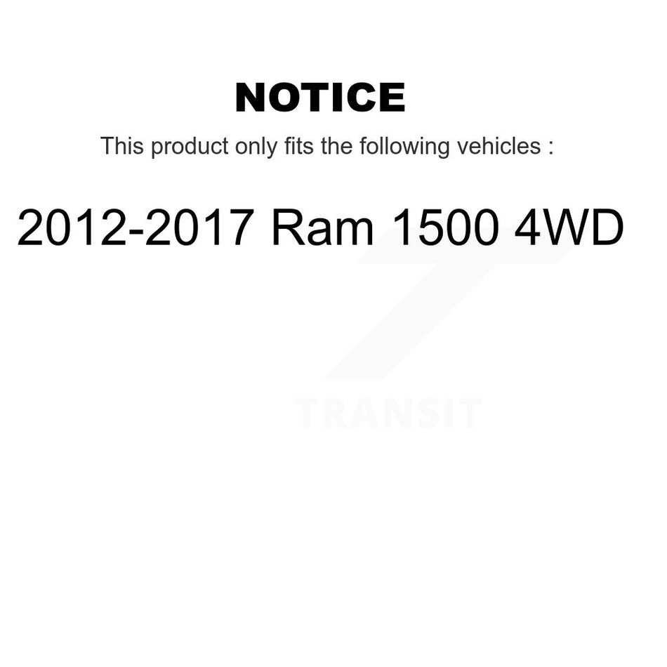 Front Left CV Axle Drive Shaft & Intermediate Kit For 2012-2017 Ram 1500 4WD KCV-100189