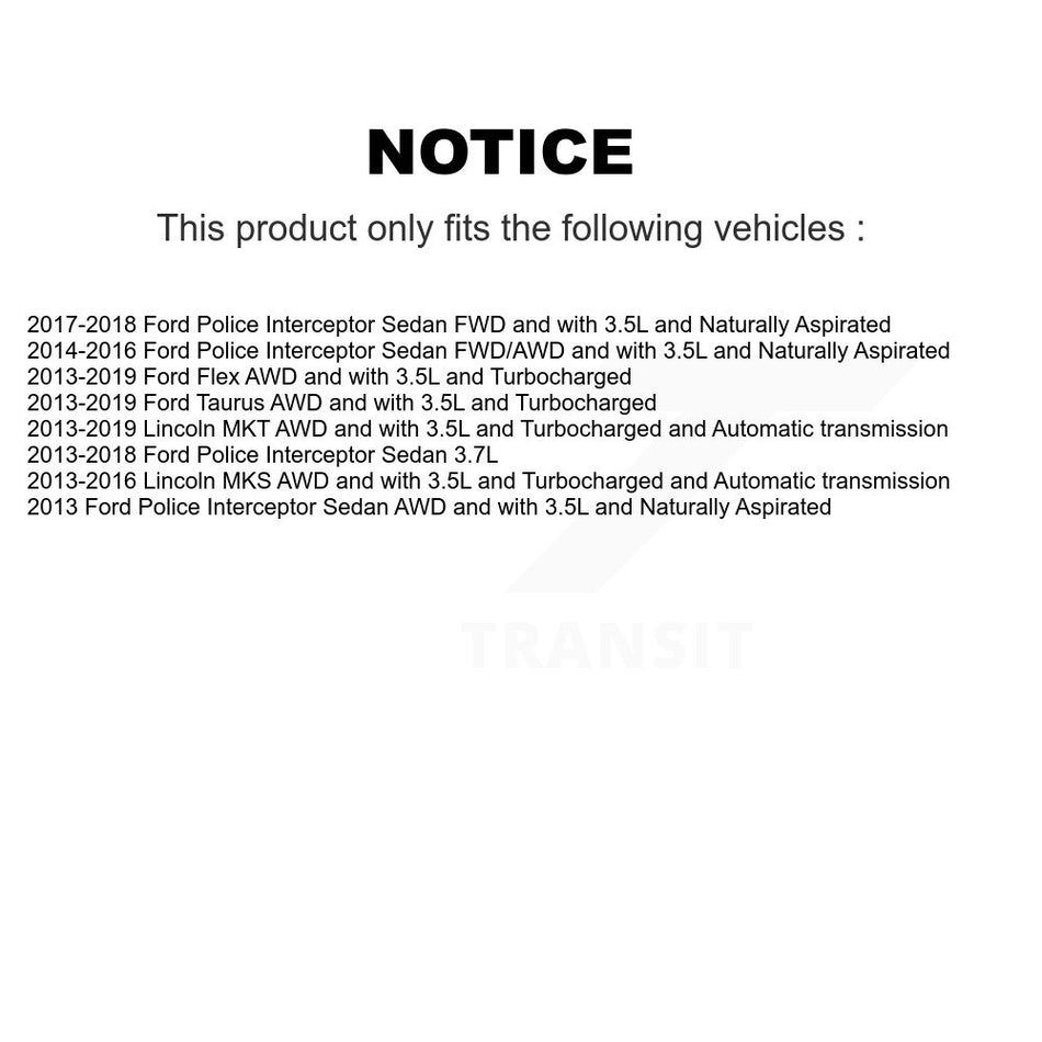 Front CV Axle Shaft Kit For Ford Flex Taurus Police Interceptor Sedan Lincoln MKT MKS KCV-100218