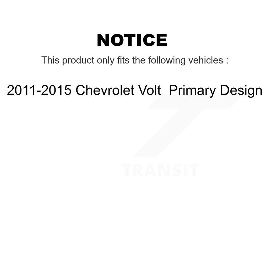 Front CV Axle Drive Shaft Assembly Kit For 2011-2015 Chevrolet Volt Primary Design KCV-100238