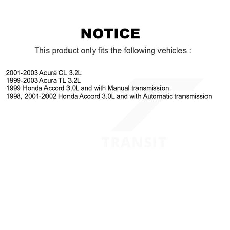 Front CV Axle Drive Shaft Complete Assembly Kit For Honda Accord Acura TL CL KCV-100327