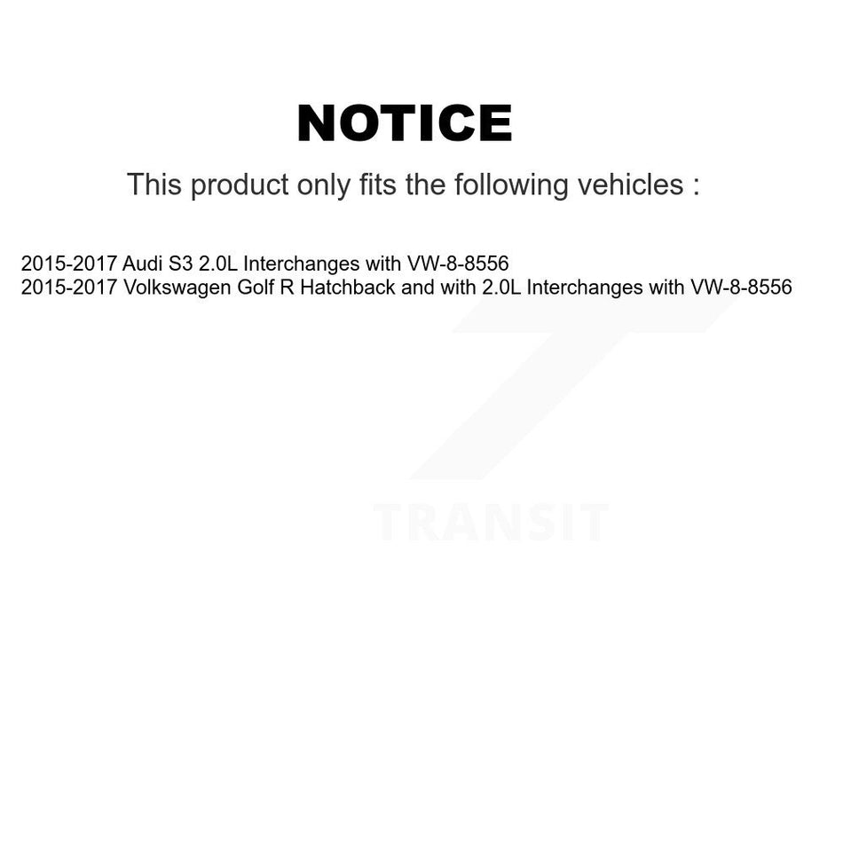 Front CV Axle Drive Shaft Kit For Volkswagen Golf R Audi S3 Interchanges with VW-8-8556 KCV-100376