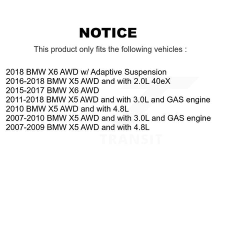 Rear CV Axle Drive Shaft Complete Assembly Kit For BMW X5 X6 KCV-100385