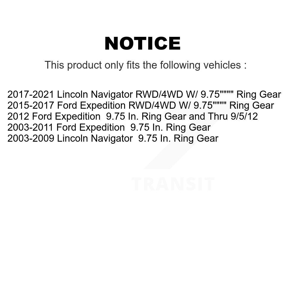Rear CV Axle Drive Shaft Complete Assembly Kit For Ford Expedition Lincoln Navigator KCV-100393