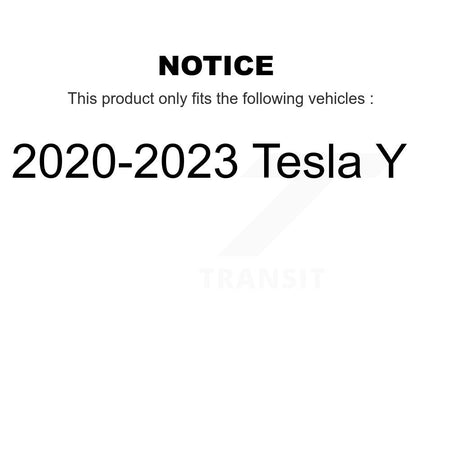 Front CV Axle Drive Shaft Complete Assembly Pair For 2020-2023 Tesla Y KCV-100448