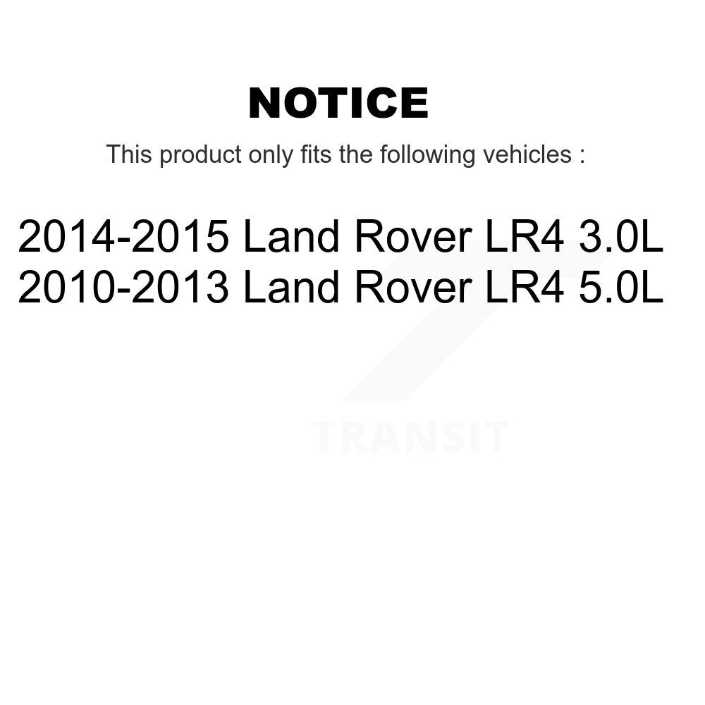 Front Rear Ceramic Disc Brake Pads And Wear Sensors Kit For Land Rover LR4 KCW-100182
