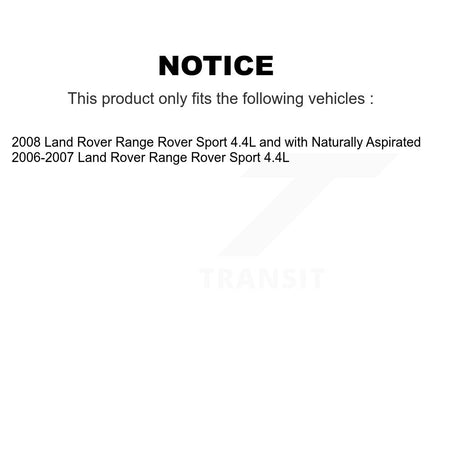 Front Rear Ceramic Disc Brake Pads And Wear Sensors Kit For Land Rover Range Sport KCW-100205