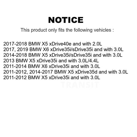 Rear Ceramic Disc Brake Pads And Wear Sensors Kit For BMW X5 X6 KCW-100840