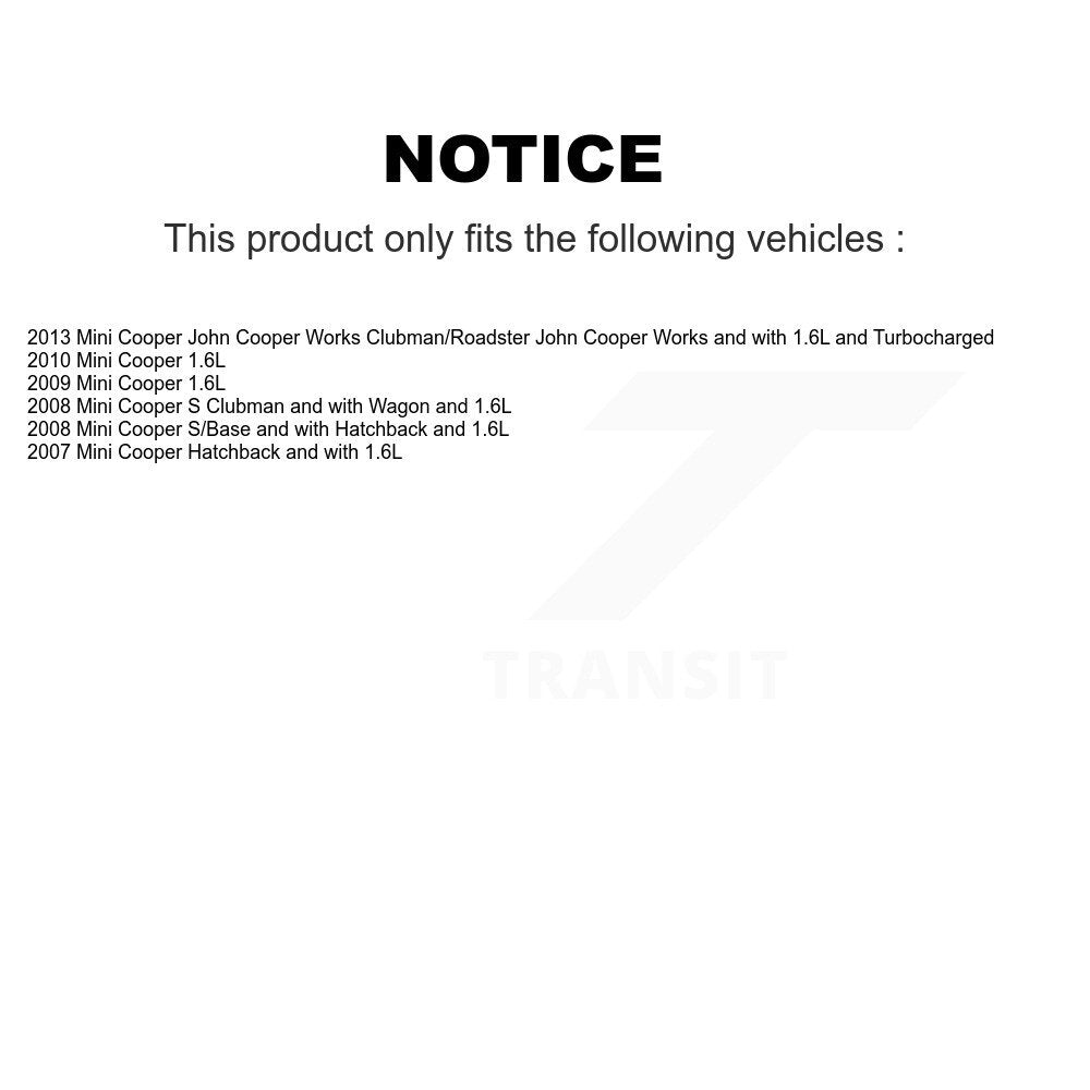 Rear Ceramic Disc Brake Pads And Wear Sensors Kit For Mini Cooper KCW-100895