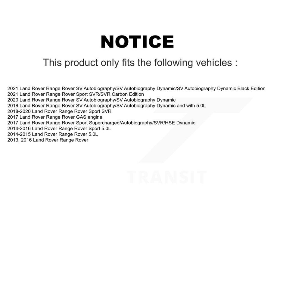 Front Rear Ceramic Brake Pads Kit For Land Rover Range Sport KCX-100094