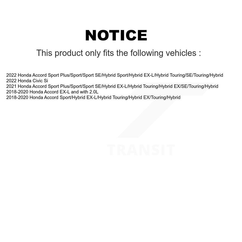 Front Rear Ceramic Brake Pads Kit For Honda Accord Civic KCX-100159