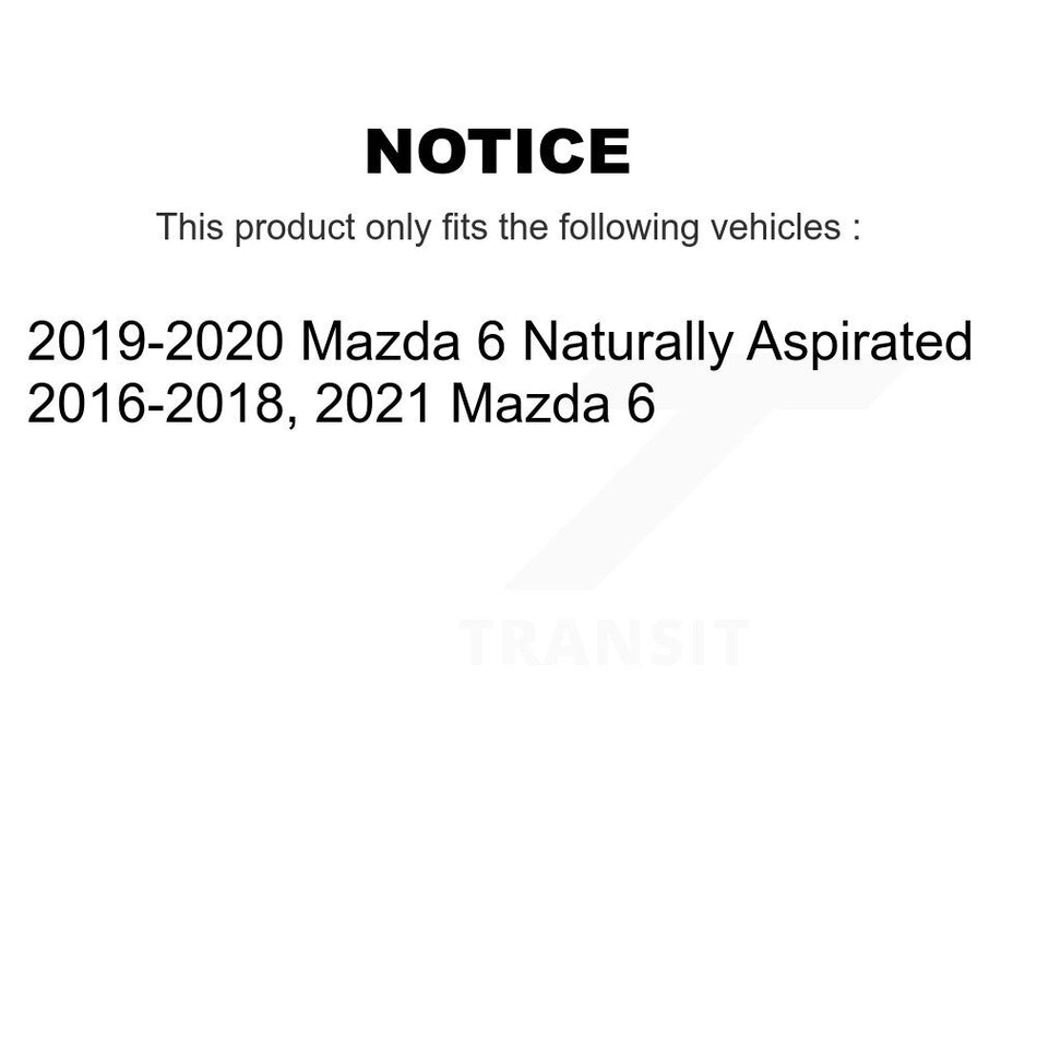 Front Rear Ceramic Brake Pads Kit For Mazda 6 KCX-100179