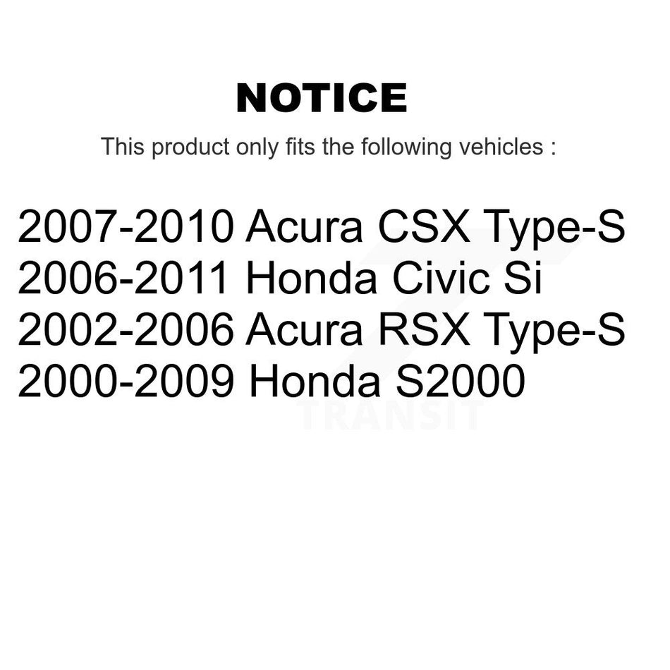 Front Rear Ceramic Brake Pads Kit For Honda Civic Acura RSX S2000 CSX KCX-100204