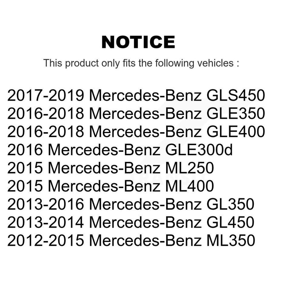 Front Rear Ceramic Brake Pads Kit For Mercedes-Benz ML350 GLE350 GLS450 GL450 GL350 ML400 GLE400 ML250 GLE300d KCX-100294