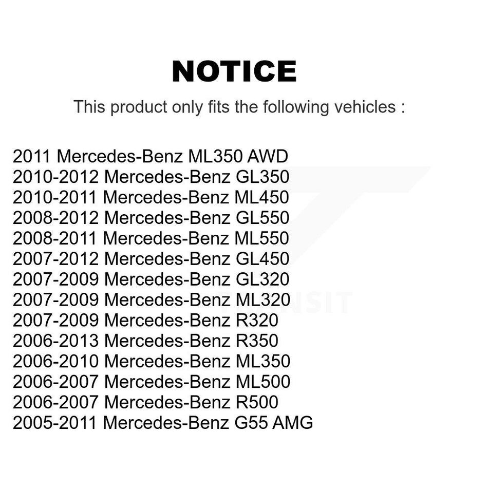 Front Rear Ceramic Brake Pads Kit For Mercedes-Benz ML350 GL450 R350 GL550 ML500 ML320 GL350 ML550 GL320 R500 R320 G55 AMG ML450 KCX-100417