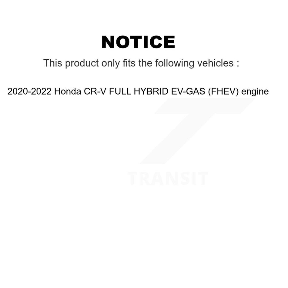 Front Rear Ceramic Brake Pads Kit For 20-22 Honda CR-V FULL HYBRID EV-GAS (FHEV) engine KCX-100550