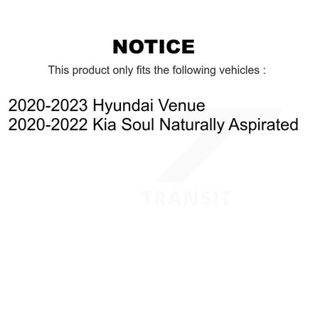 Front Rear Ceramic Brake Pads Kit For Hyundai Venue Kia Soul KCX-100559