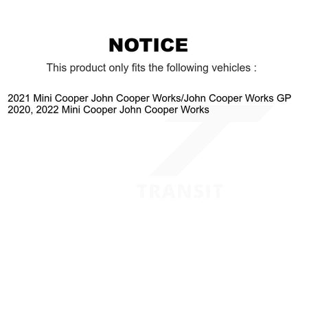Front Rear Ceramic Brake Pads Kit For Mini Cooper KCX-100575