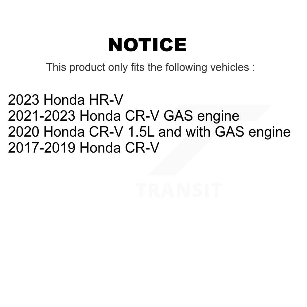 Front Coated Drilled Slotted Disc Brake Rotors And Ceramic Pads Kit For Honda CR-V HR-V KDA-100413