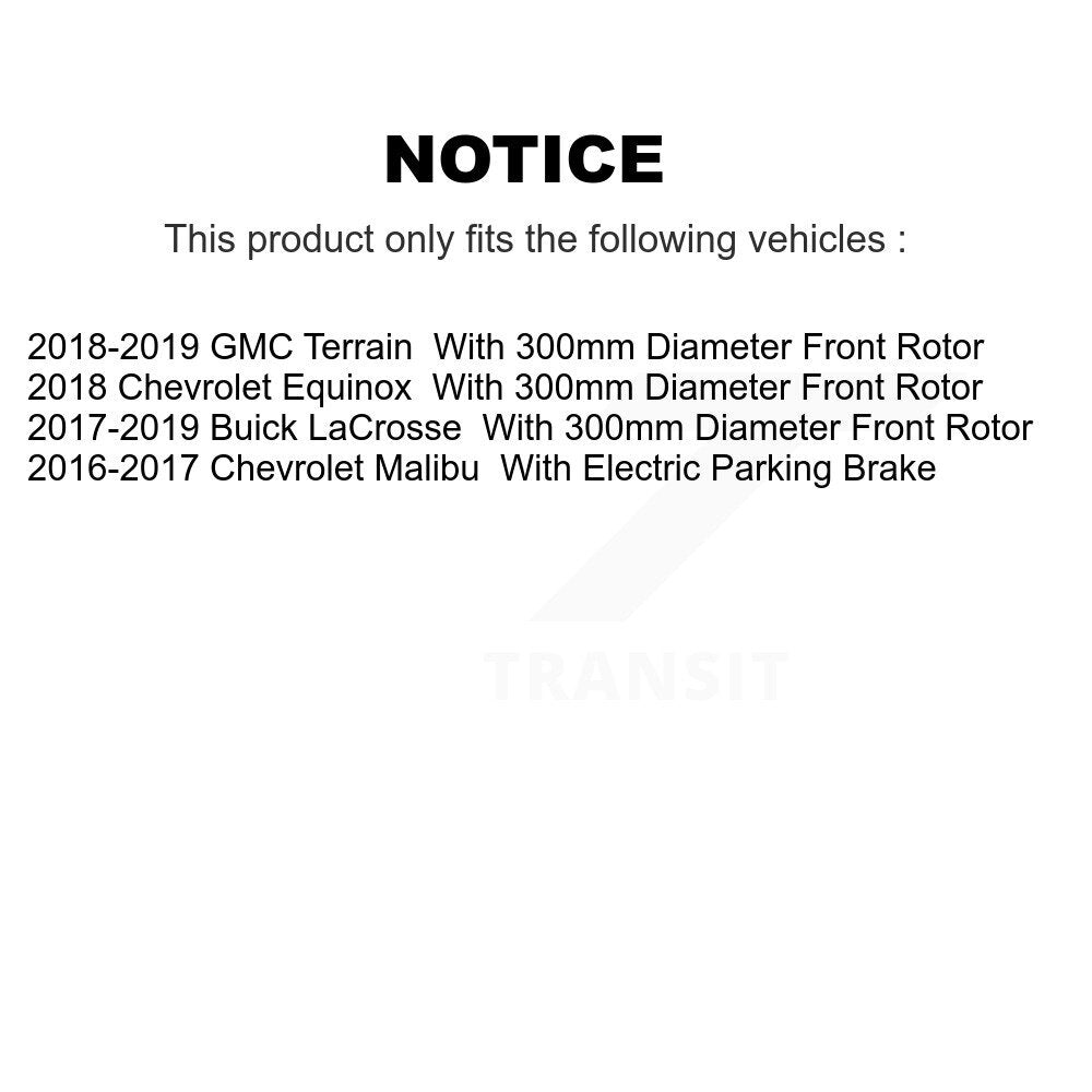 Front Rear Ceramic Pad Drill Slot Brake Rotor Kit For Chevrolet Equinox GMC Terrain Buick KDA-100800