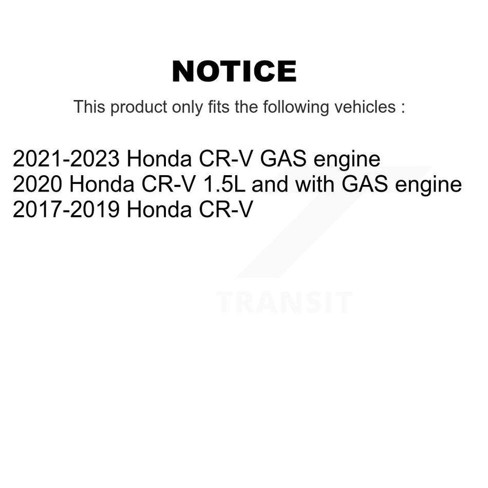 Front Rear Ceramic Pads And Coated Drilled Slotted Disc Brake Rotors Kit For Honda CR-V KDA-101525