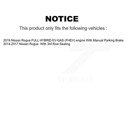 Front Rear Ceramic Pads And Coated Drilled Slotted Disc Brake Rotors Kit For Nissan Rogue KDA-102461