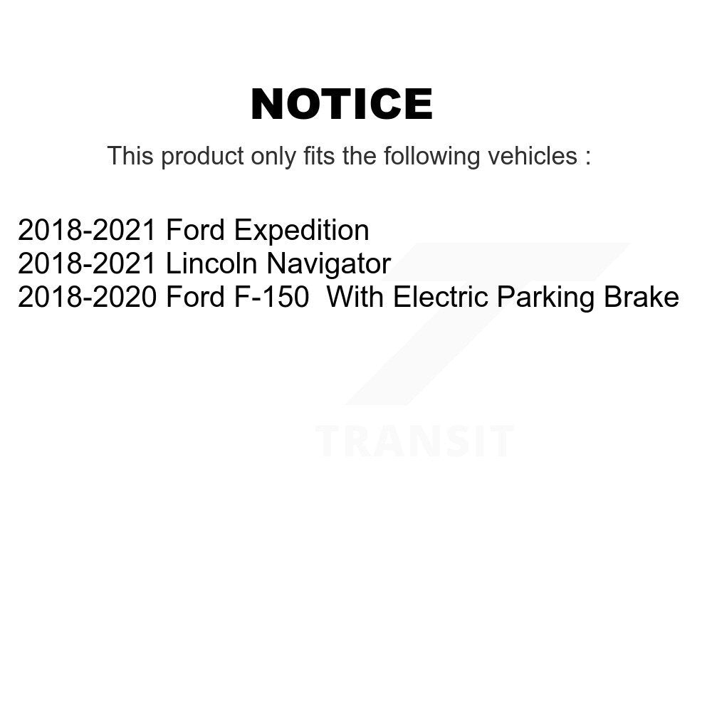 Front Rear Drill Slot Brake Rotor Semi-Metallic Pad Kit For Ford F-150 Expedition Lincoln KDF-101193