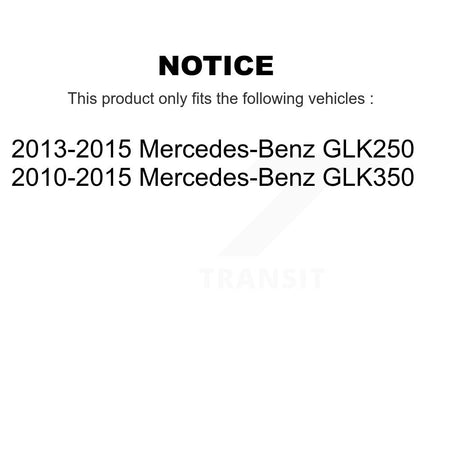 Rear Disc Drilled & Slotted Rotors Semi-Metallic Pads Parking Shoes Kit For Mercedes-Benz KDF-101560