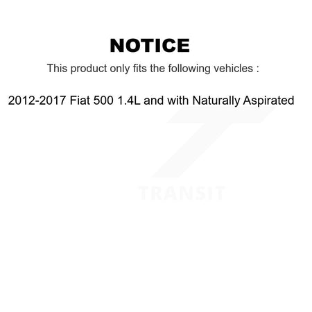 1x Air + 1x Cabin Filter (2 Total) Kit For 12-17 Fiat 500 1.4L with Naturally Aspirated KFL-100016