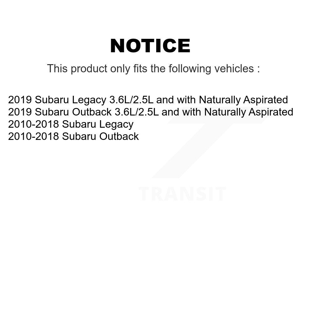 1x Air + 1x Cabin Filter (2 Total) Kit For Subaru Outback Legacy KFL-100099