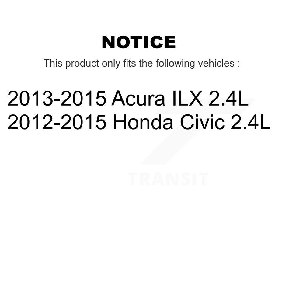 1x Air + 1x Cabin Filter (2 Total) Kit For Honda Civic Acura ILX 2.4L KFL-100196