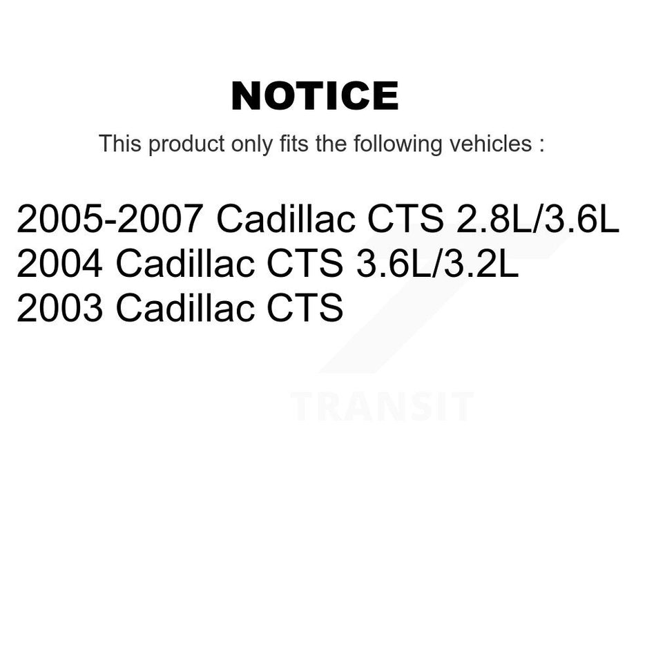 1x Air + 1x Cabin Filter (2 Total) Kit For Cadillac CTS KFL-100238
