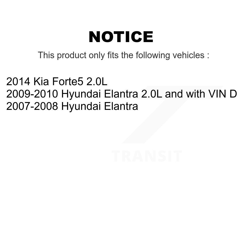1x Air + 1x Cabin Filter (2 Total) Kit For Hyundai Elantra Kia Forte5 KFL-100338