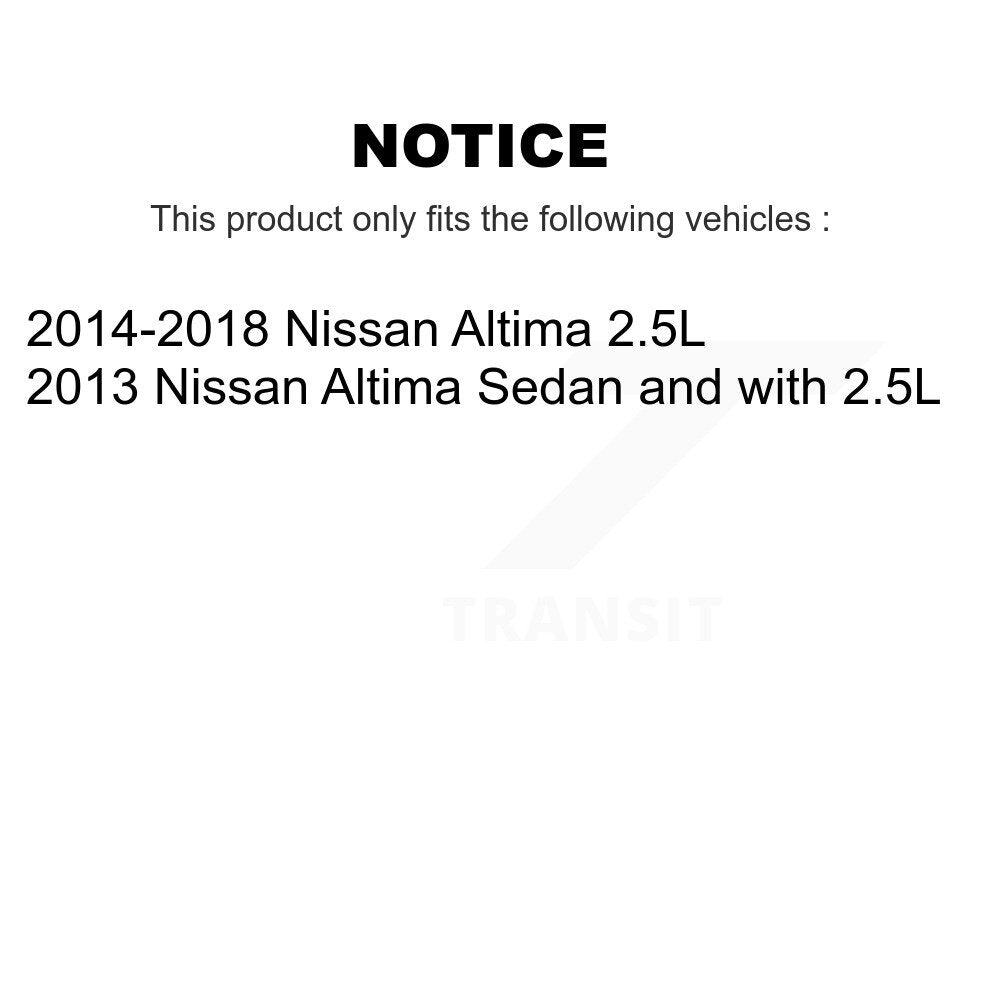 1x Air + 1x Cabin Filter (2 Total) Kit For Nissan Altima KFL-100346