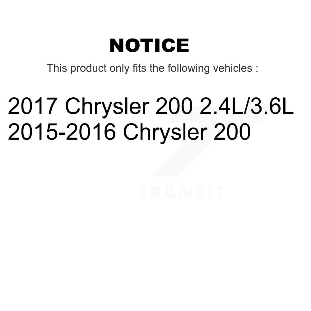1x Air + 1x Cabin Filter (2 Total) Kit For Chrysler 200 KFL-100357