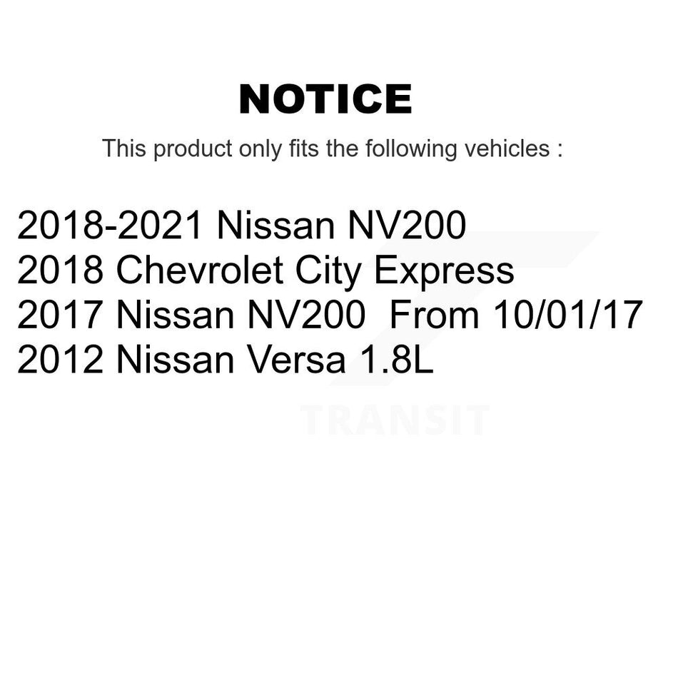 1x Air + 1x Cabin Filter (2 Total) Kit For Nissan Versa NV200 Chevrolet City Express KFL-100369