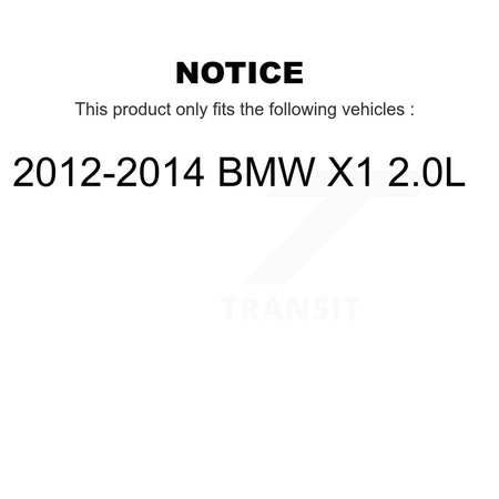 1x Air + 1x Cabin Filter (2 Total) Kit For 2012-2014 BMW X1 2.0L KFL-100398