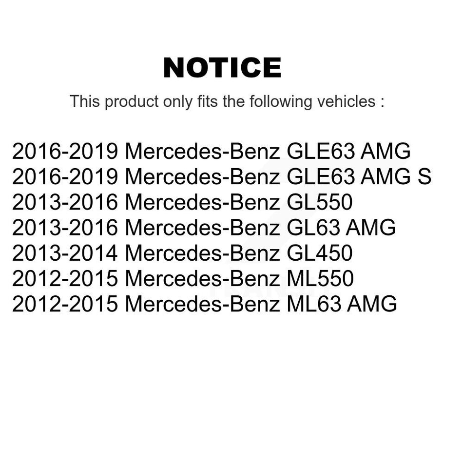 1x Air + 1x Cabin Filter (2 Total) Kit For Mercedes-Benz GLE63 AMG S ML550 GL550 ML63 KFL-103038