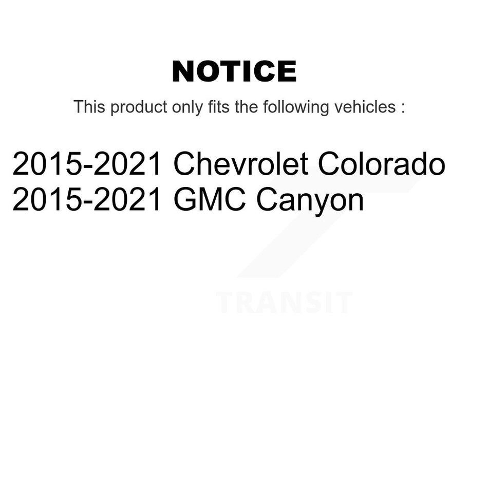 1x Air + 1x Cabin Filter (2 Total) Kit For 2015-2021 Chevrolet Colorado GMC Canyon KFL-103077