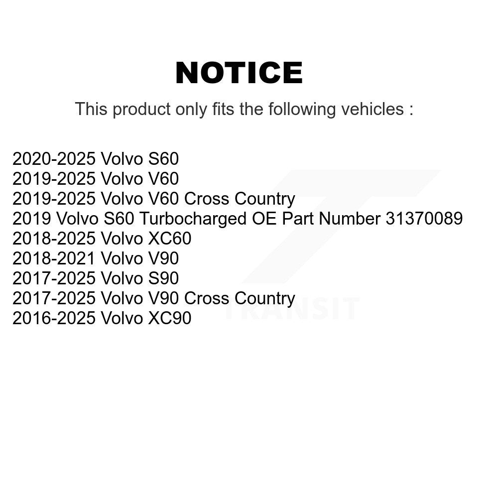 1x Air + 1x Cabin Filter (2 Total) Kit For Volvo XC60 XC90 S60 V60 Cross Country V90 S90 KFL-103084