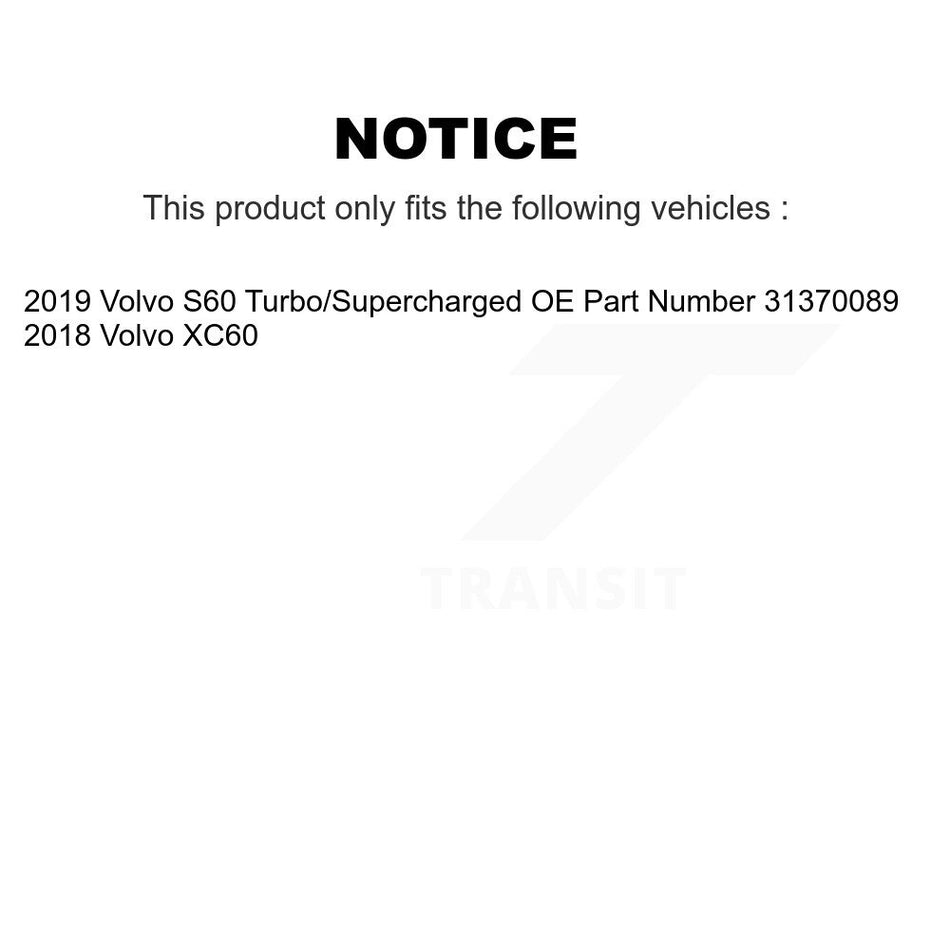 1x Air + 1x Cabin Filter (2 Total) Kit For Volvo XC60 S60 KFL-103085