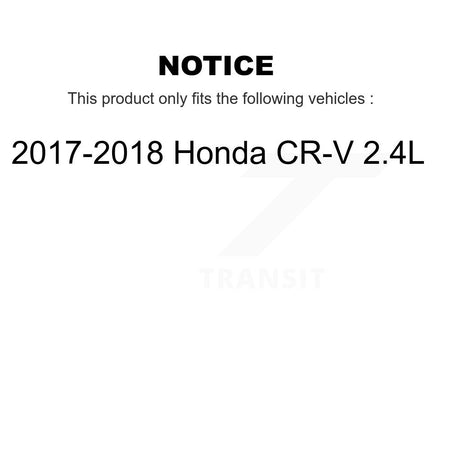 1x Air + 1x Cabin Filter (2 Total) Kit For 2017-2018 Honda CR-V 2.4L KFL-103175