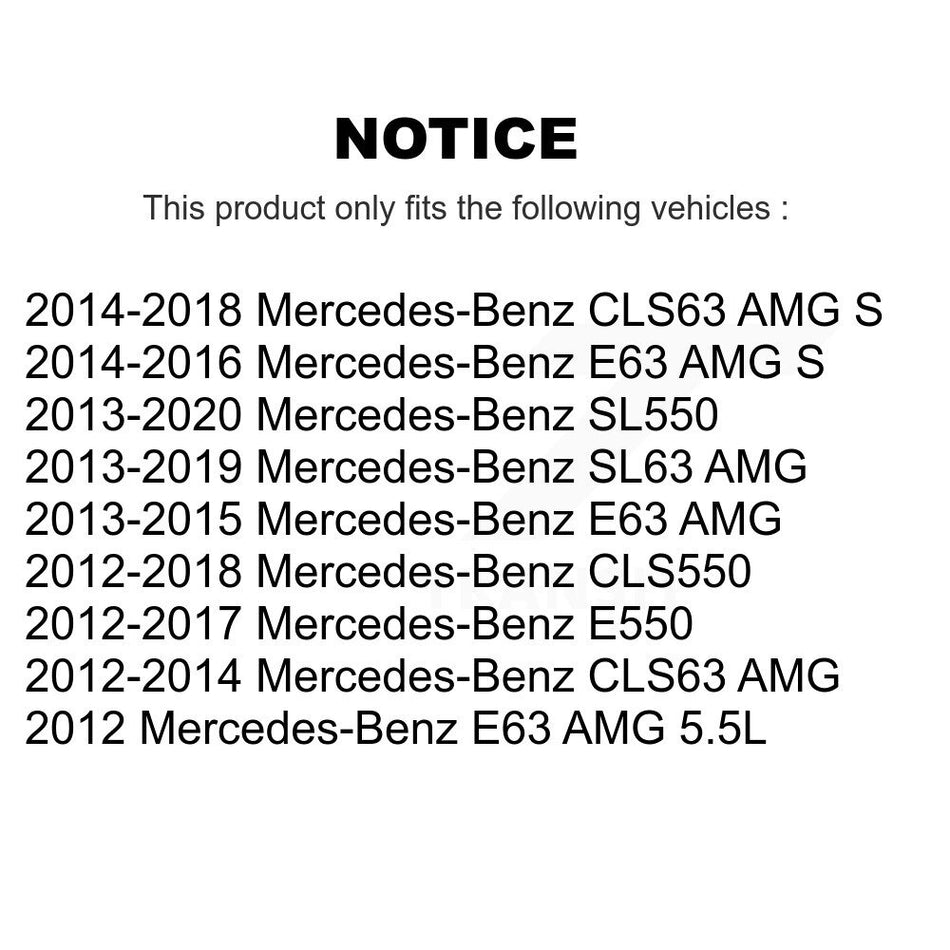 1x Air + 1x Cabin Filter (2 Total) Kit For Mercedes-Benz CLS550 E550 SL550 SL63 AMG E63 S KFL-103198