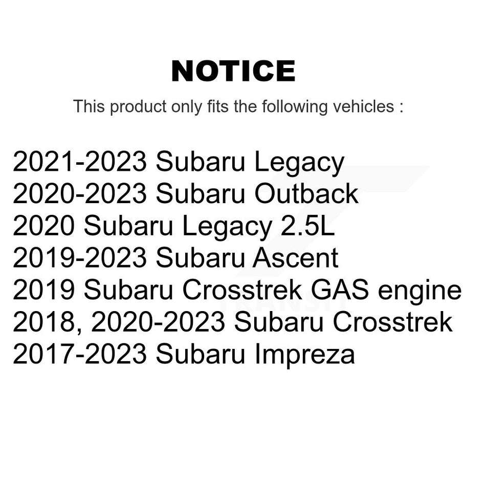 1x Air + 1x Cabin + 1x Engine Oil Filter Filter (3 Total) Kit For Subaru Crosstrek Ascent KFM-100009